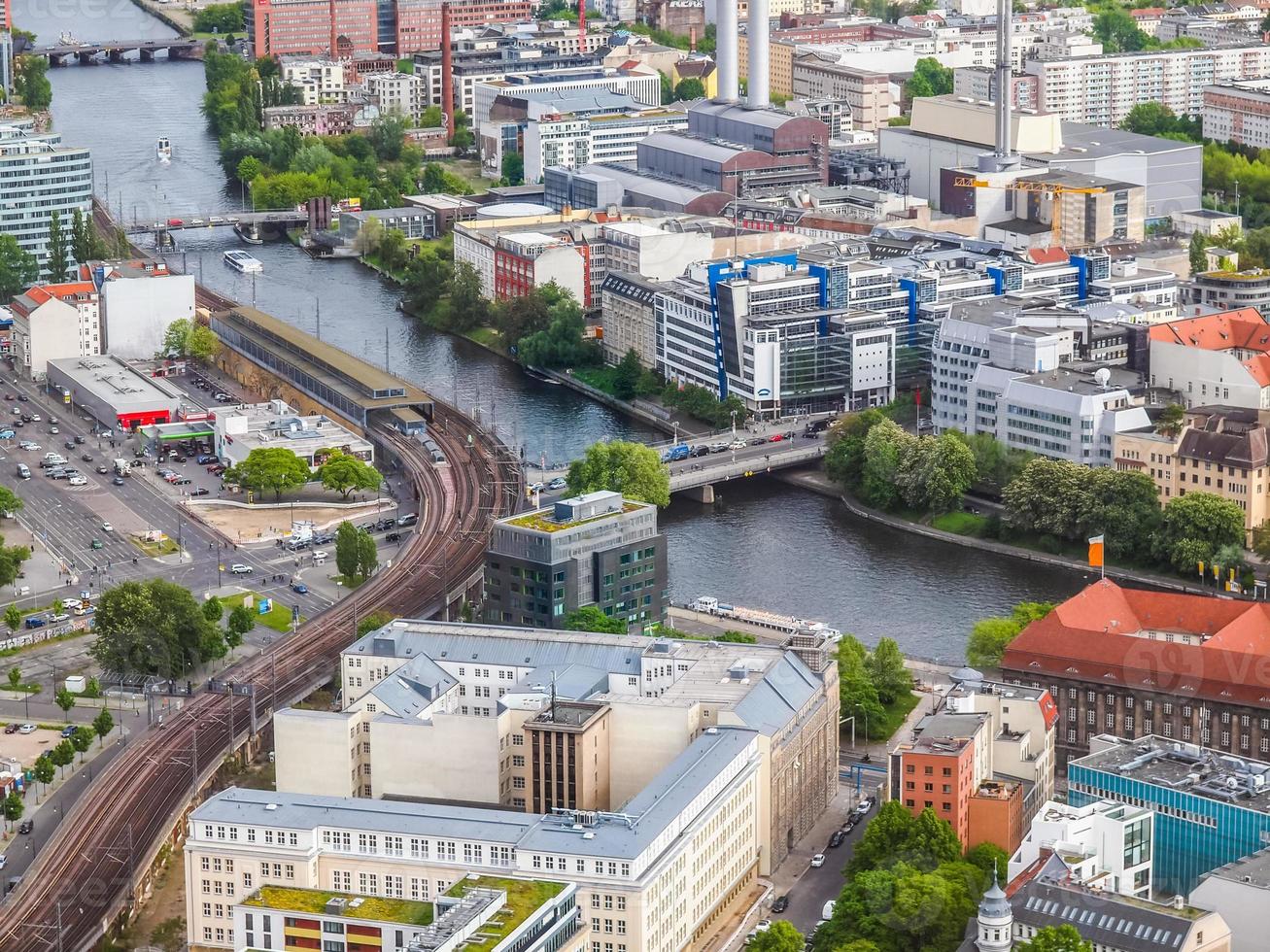 HDR Berlin aerial view photo