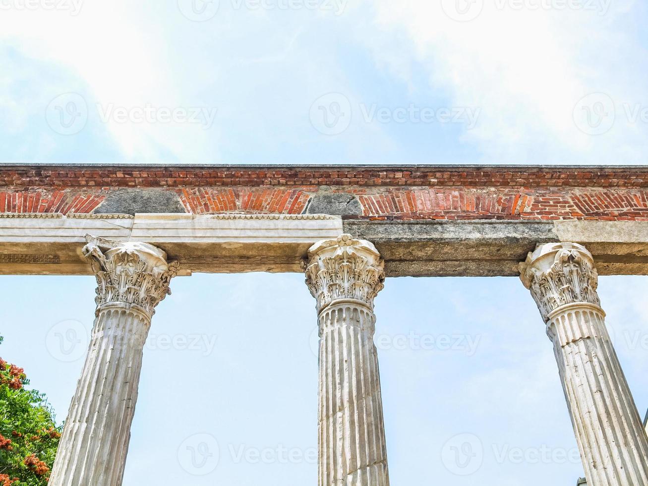 hdr colonne di san lorenzo, milán foto