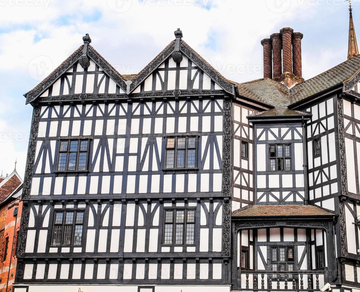 hdr edificio tudor en coventry foto