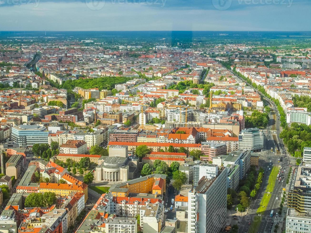 HDR Berlin aerial view photo