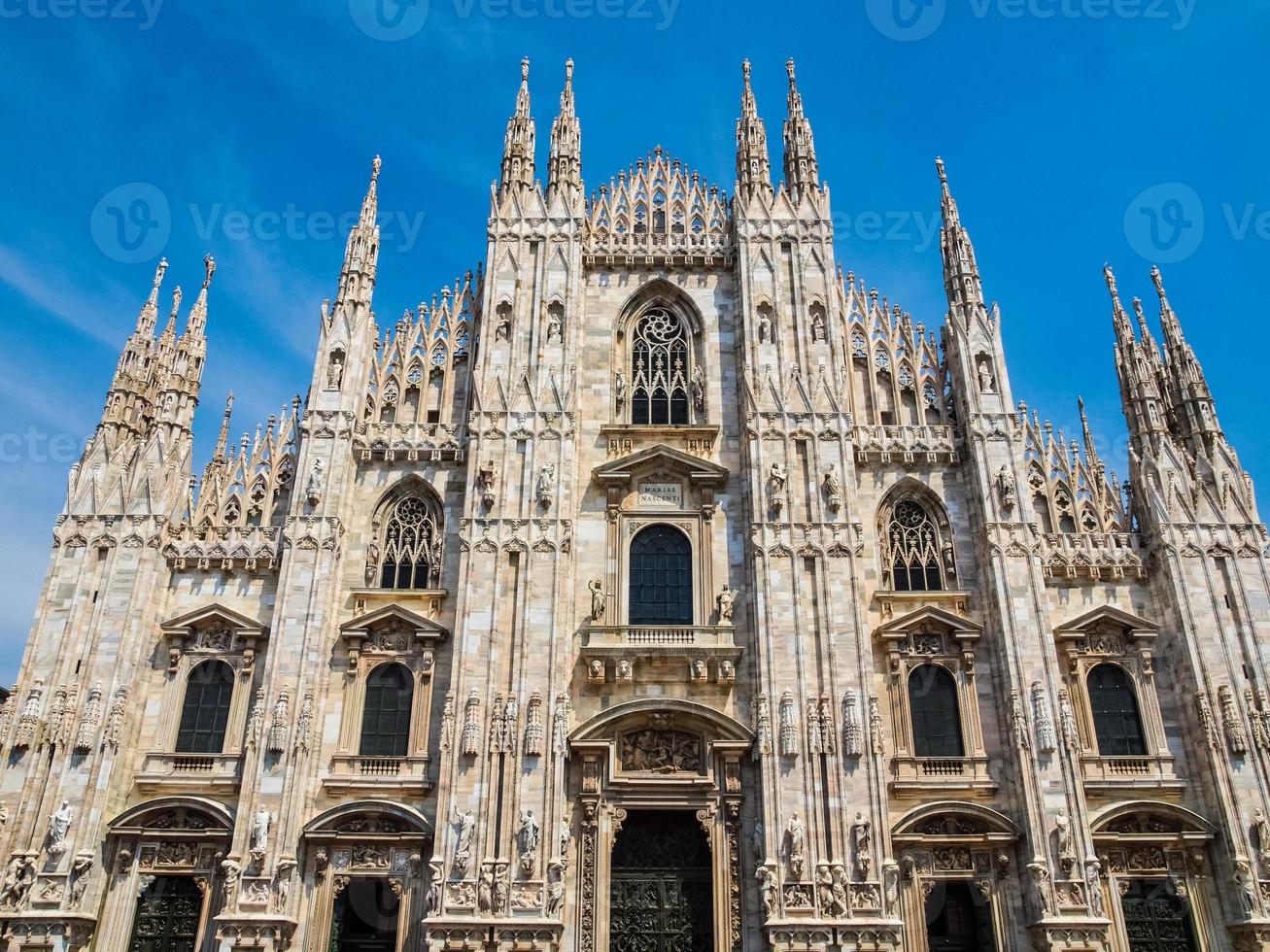 HDR Duomo di Milano Milan Cathedral photo