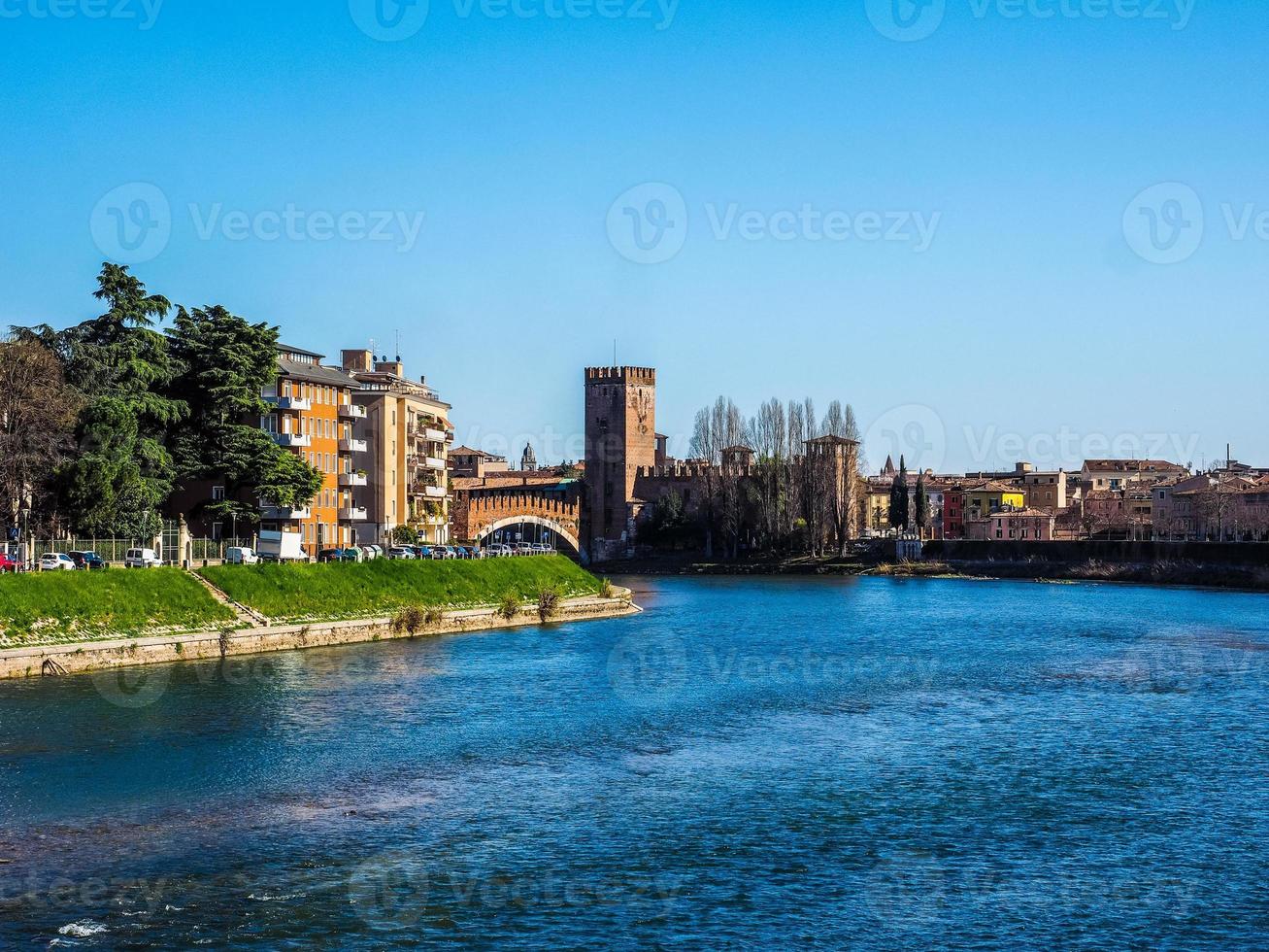 HDR River Adige in Verona photo