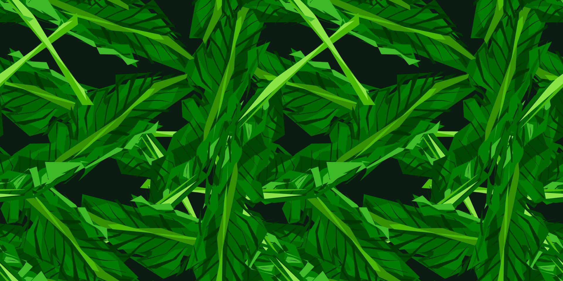 patrón abstracto sin fisuras de hoja de plátano. fondo de camuflaje de hojas tropicales. vector