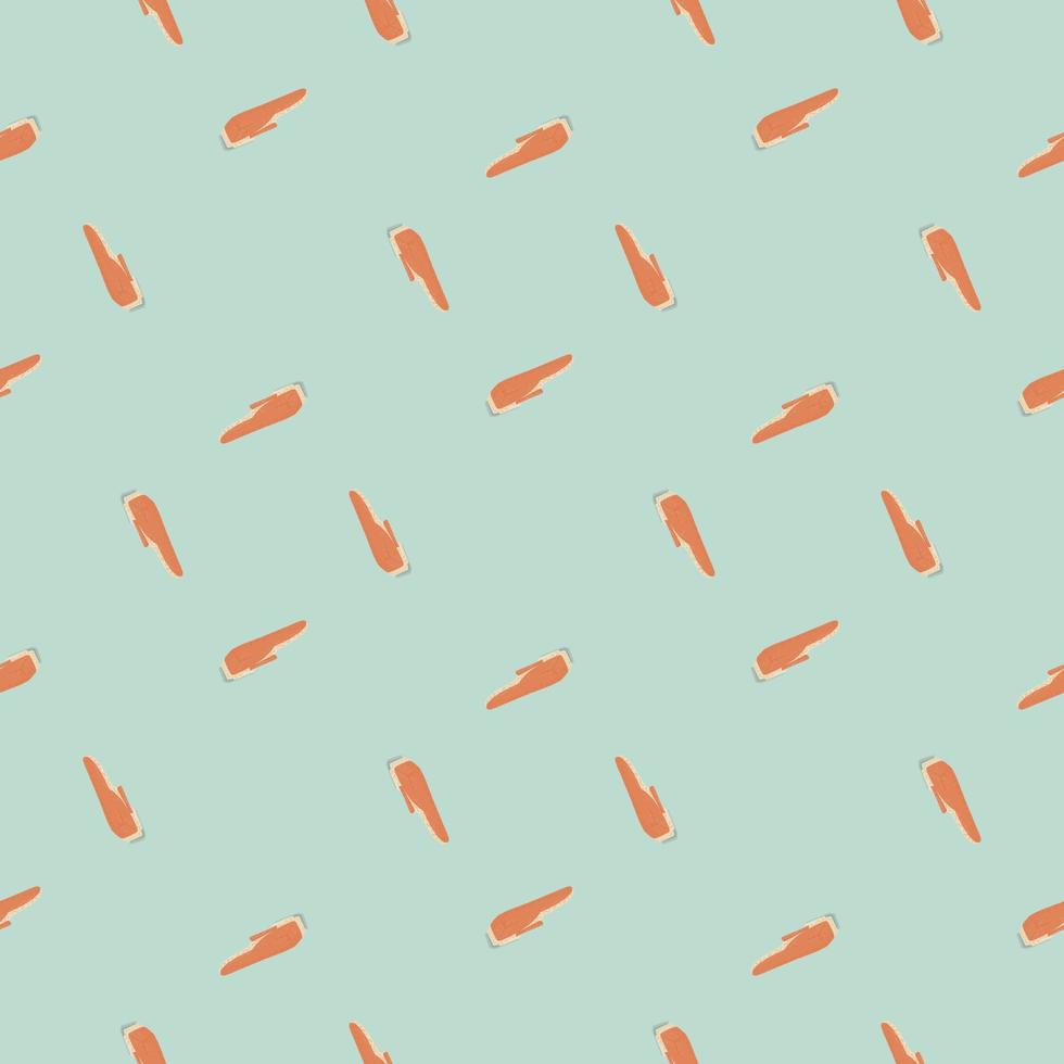 Clippers seamless pattern on. Vintage barber shops elements in doodle style. vector