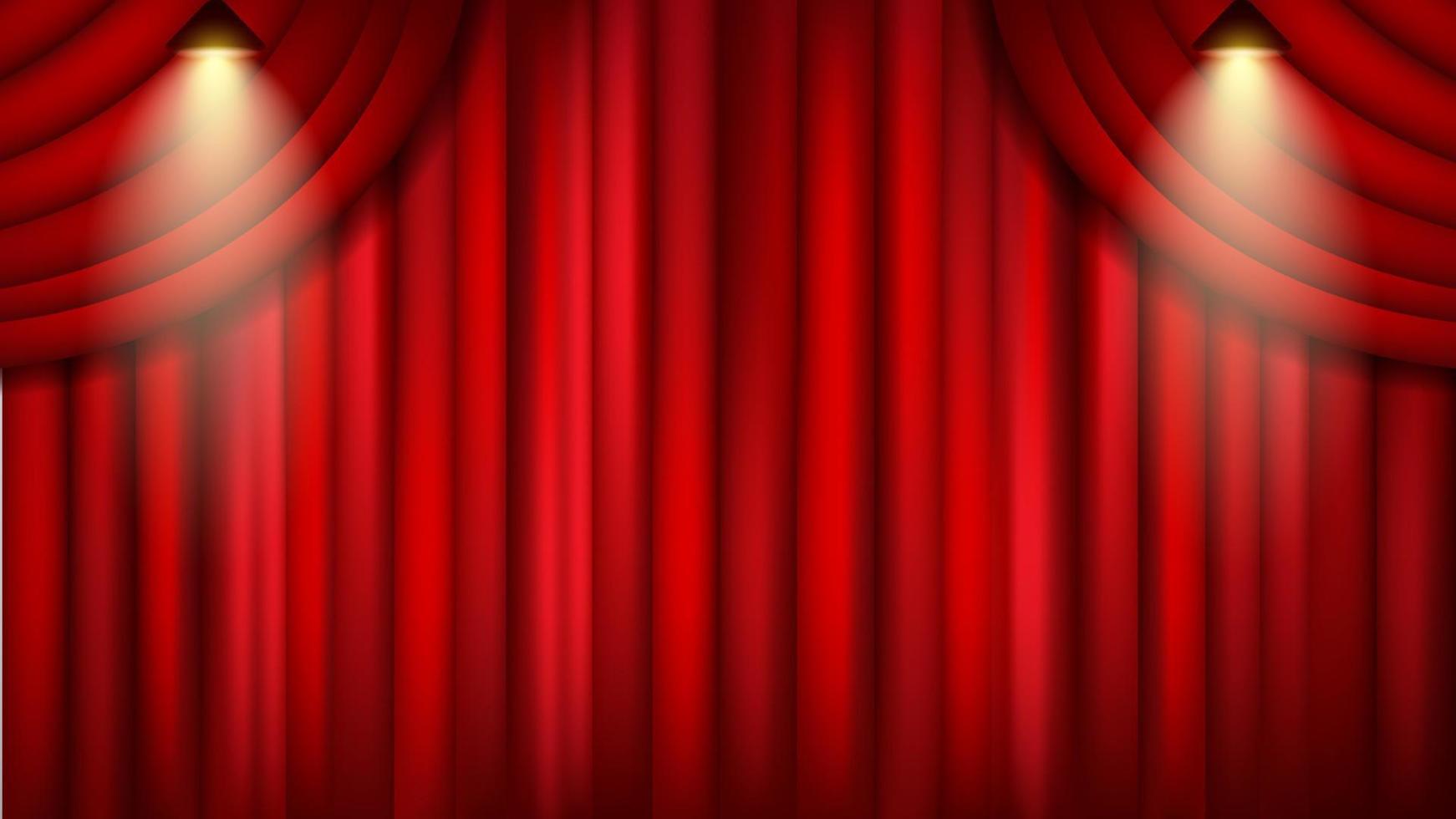 Dempsey cojo A escala nacional maqueta de teatro de cine de cortinas rojas. fondo de plantilla con cortinas  elegantes 6962347 Vector en Vecteezy