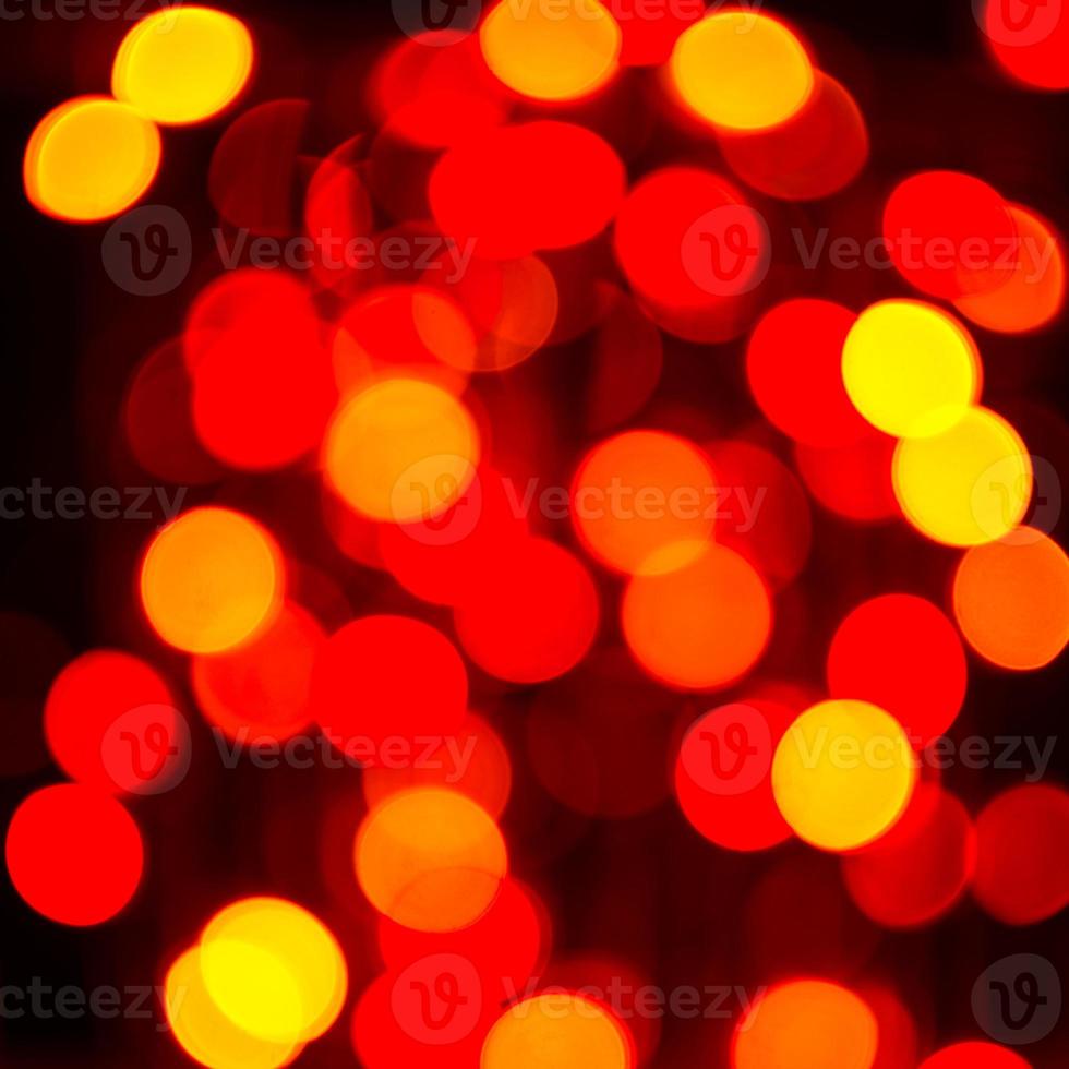 Yellow and red lightbulb, square photo