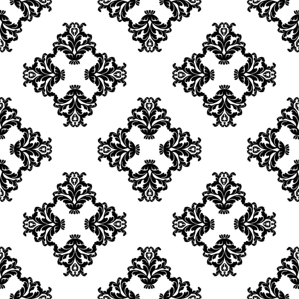 Vector damask vintage baroque scroll ornament swirl. Victorian monogram heraldic shield swirl. Retro floral leaf pattern border foliage antique  acanthus calligraphy engraved tattoo. Seamless pattern