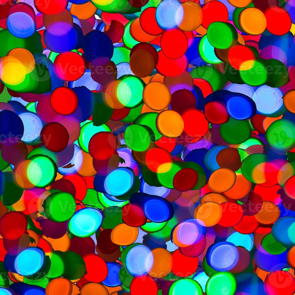 Lightbulb bokeh background, square photo