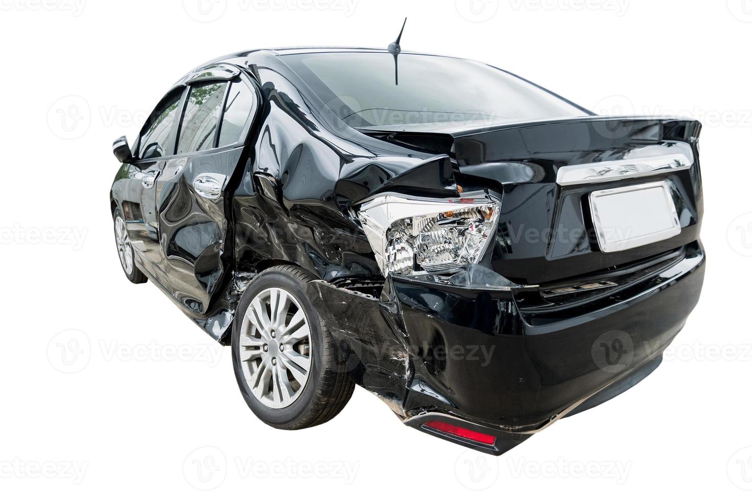 Car crash accident background photo