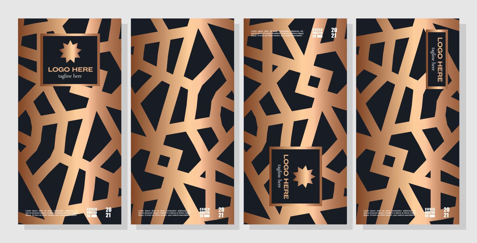 Geometric design line pattern arabic for background vector