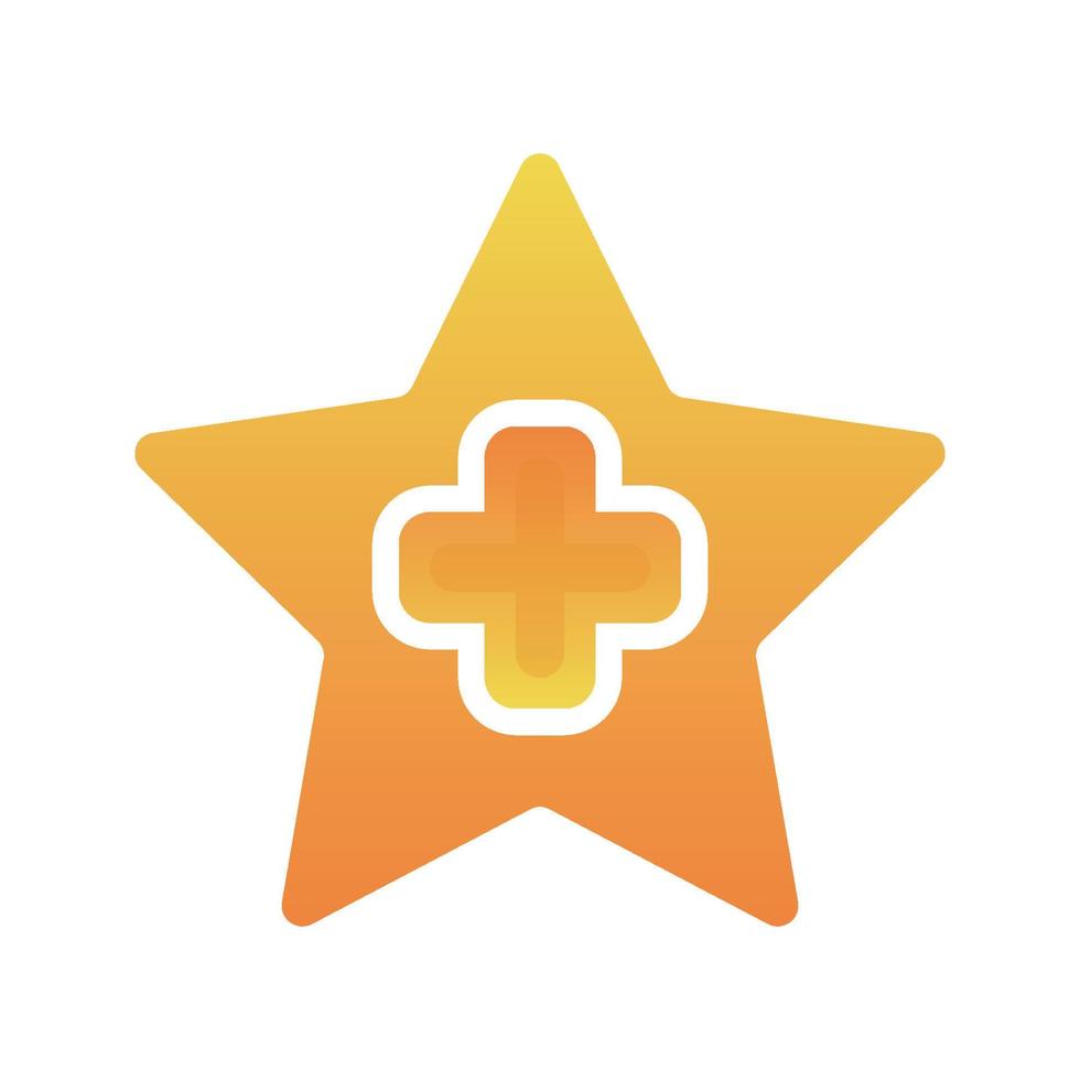 star medical logo element design template icon vector
