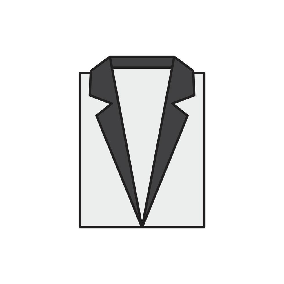 suit for symbol icon website presentation vector