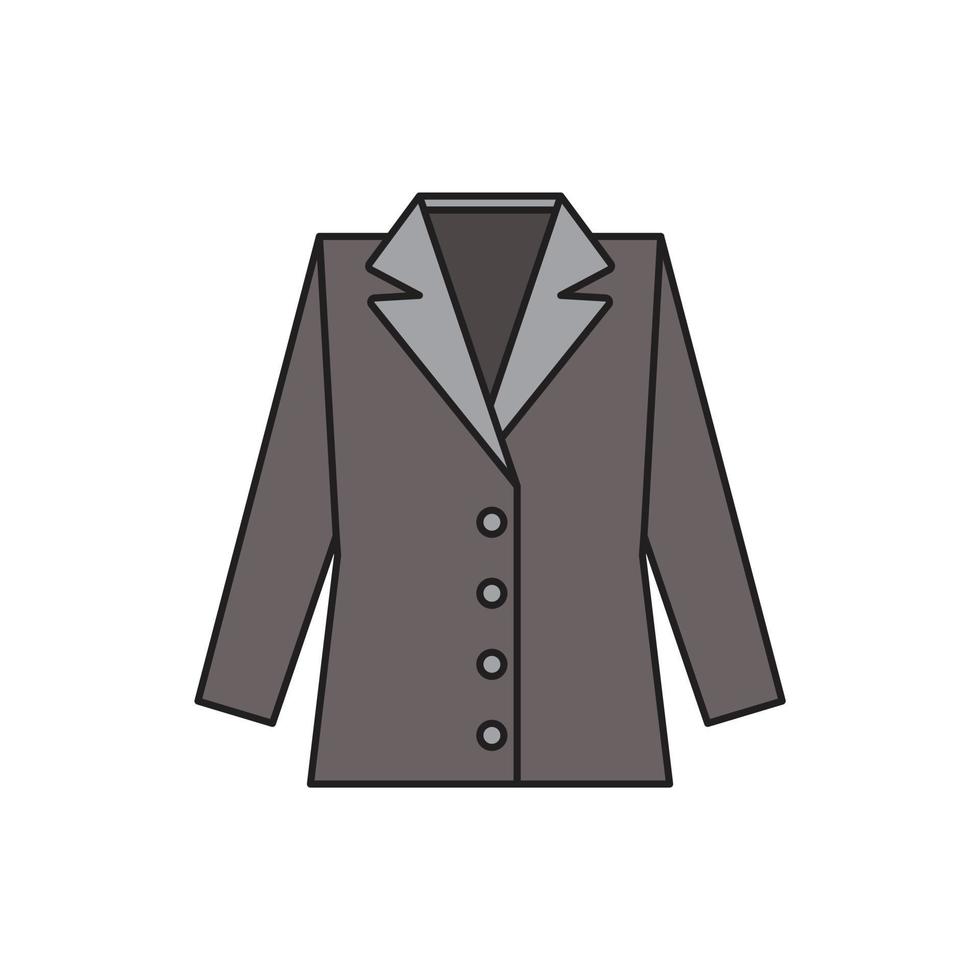 women blazer for symbol icon website presentation vector