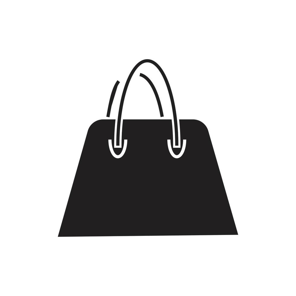 bolsa de mujer para presentación de sitio web de icono de símbolo vector