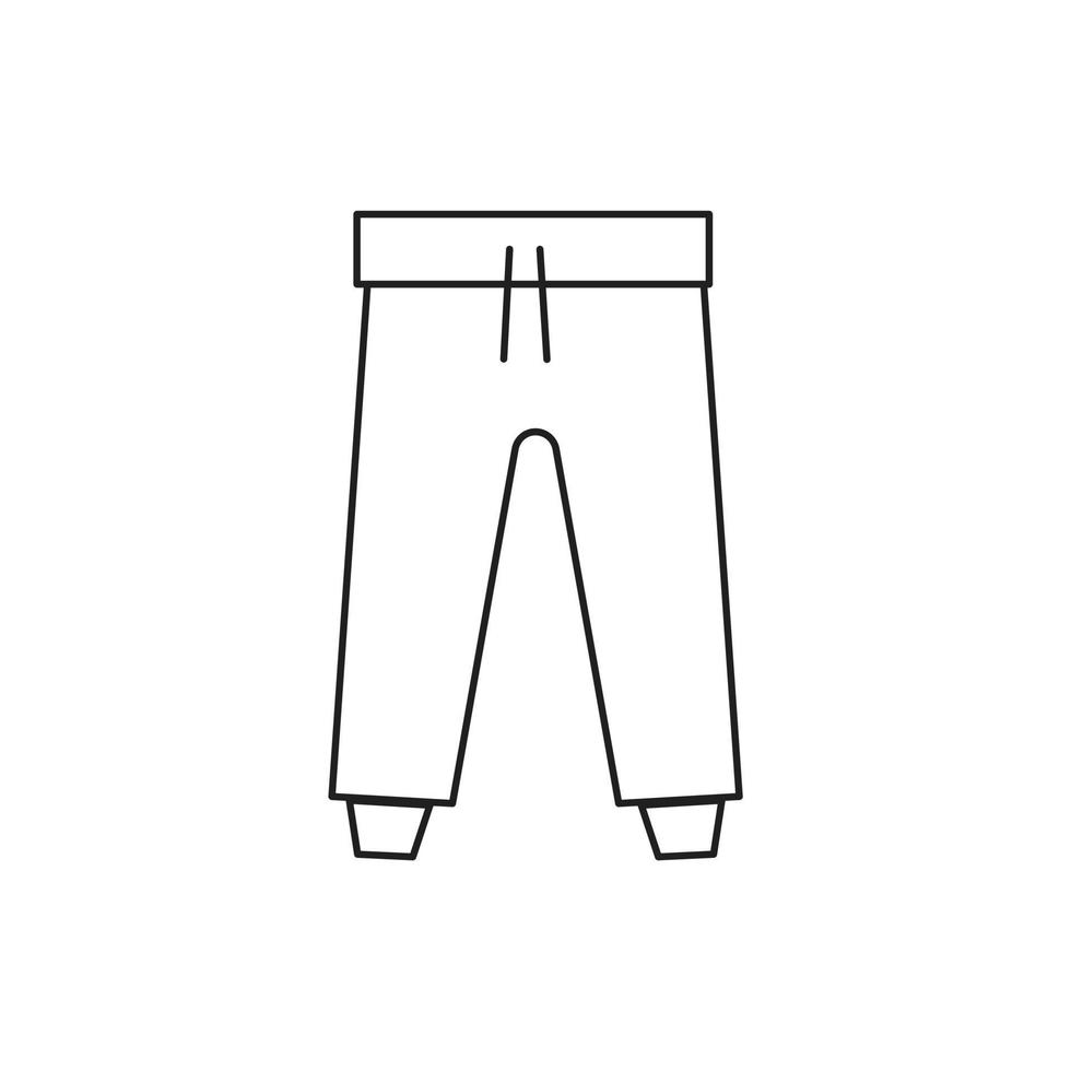 pantalones para presentación de sitio web de icono de símbolo vector