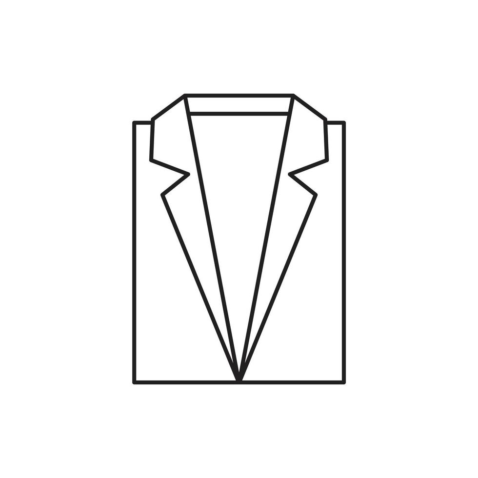 suit for symbol icon website presentation vector