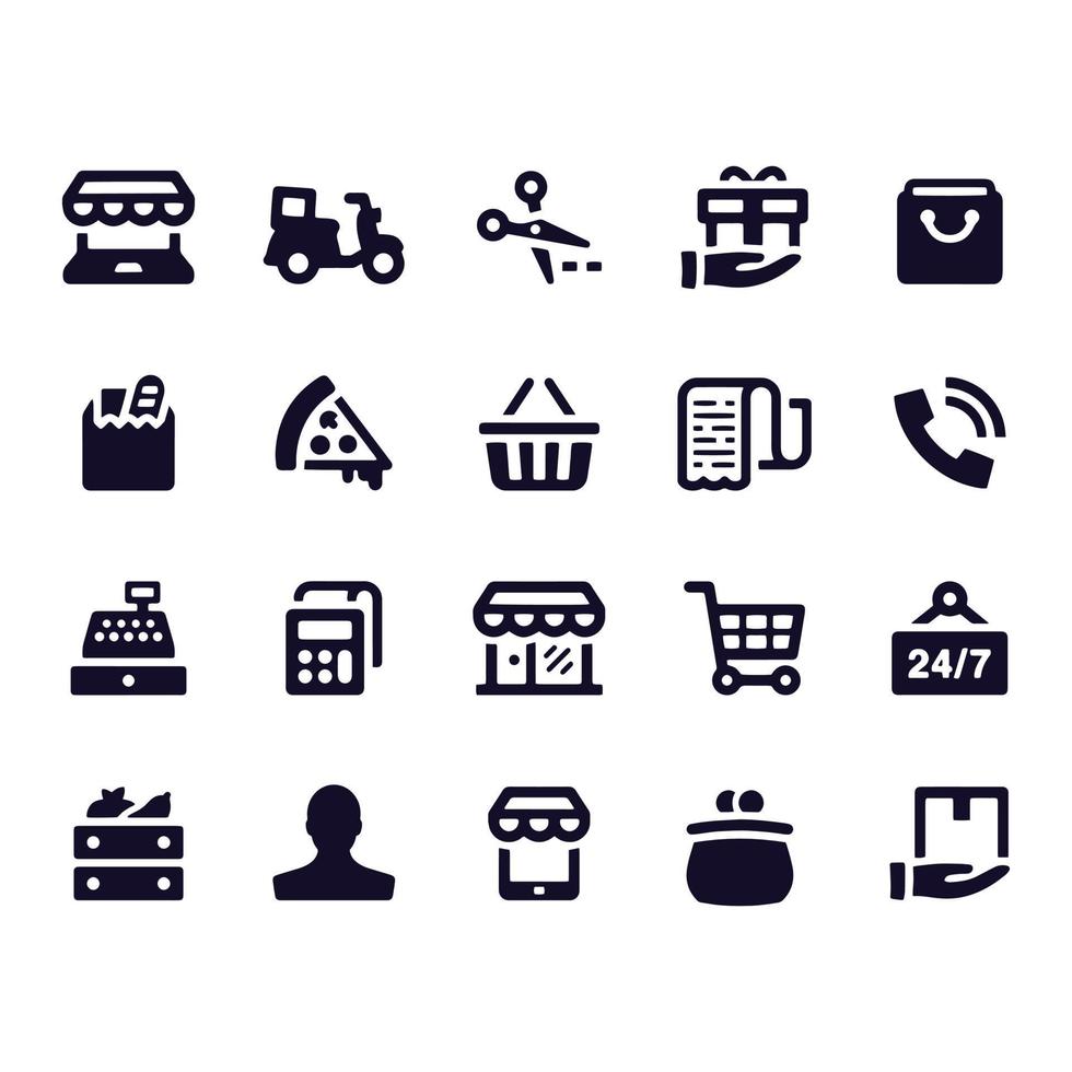 Retail Icons vector design