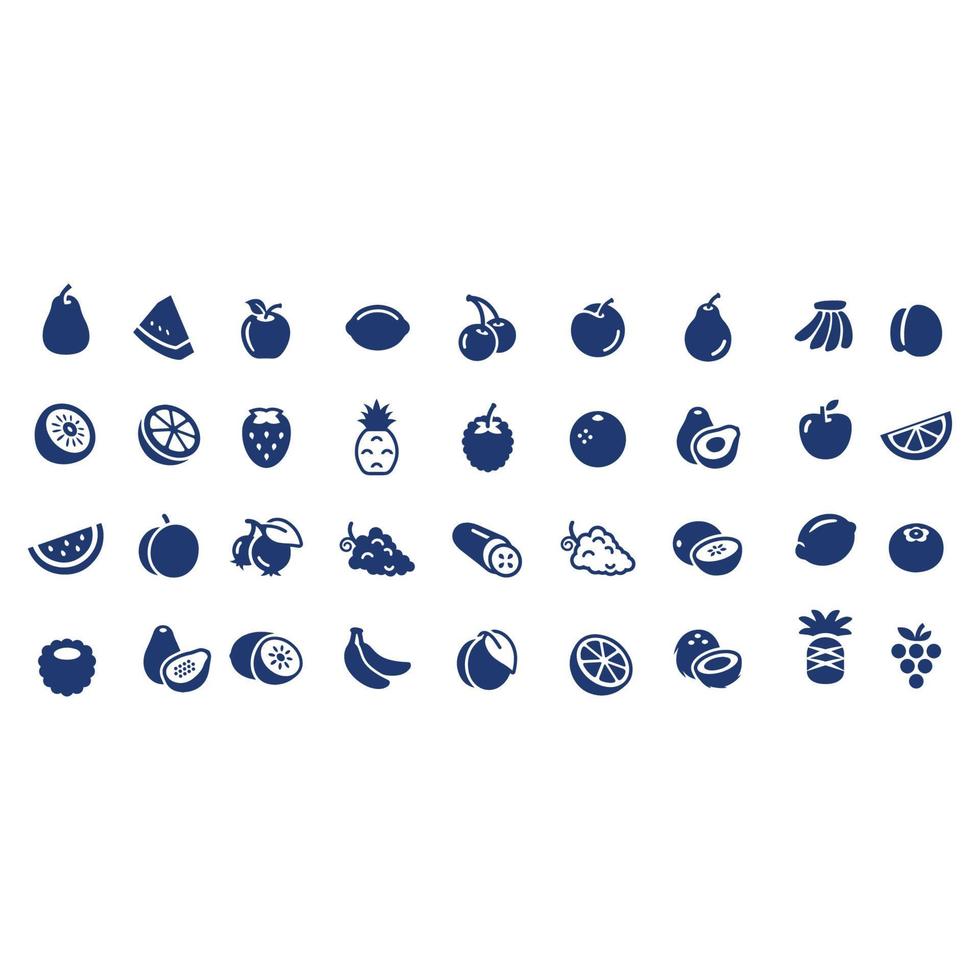 Fruit Icons vector design