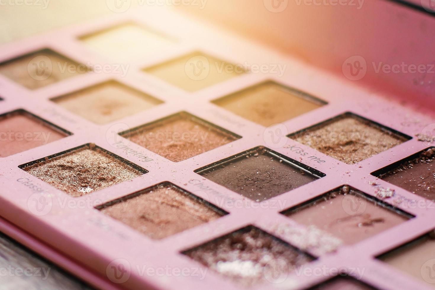Various make up or cosmetics powder photo
