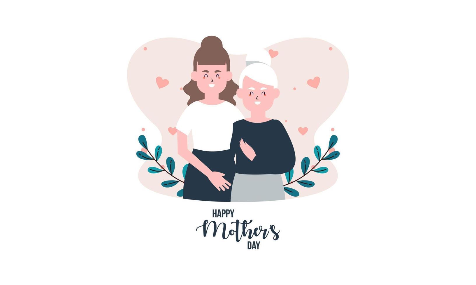 Mother's day concept illustration vector