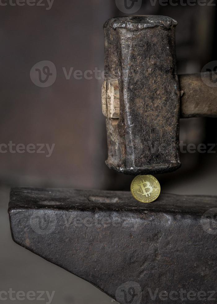 The forging bitcoin photo