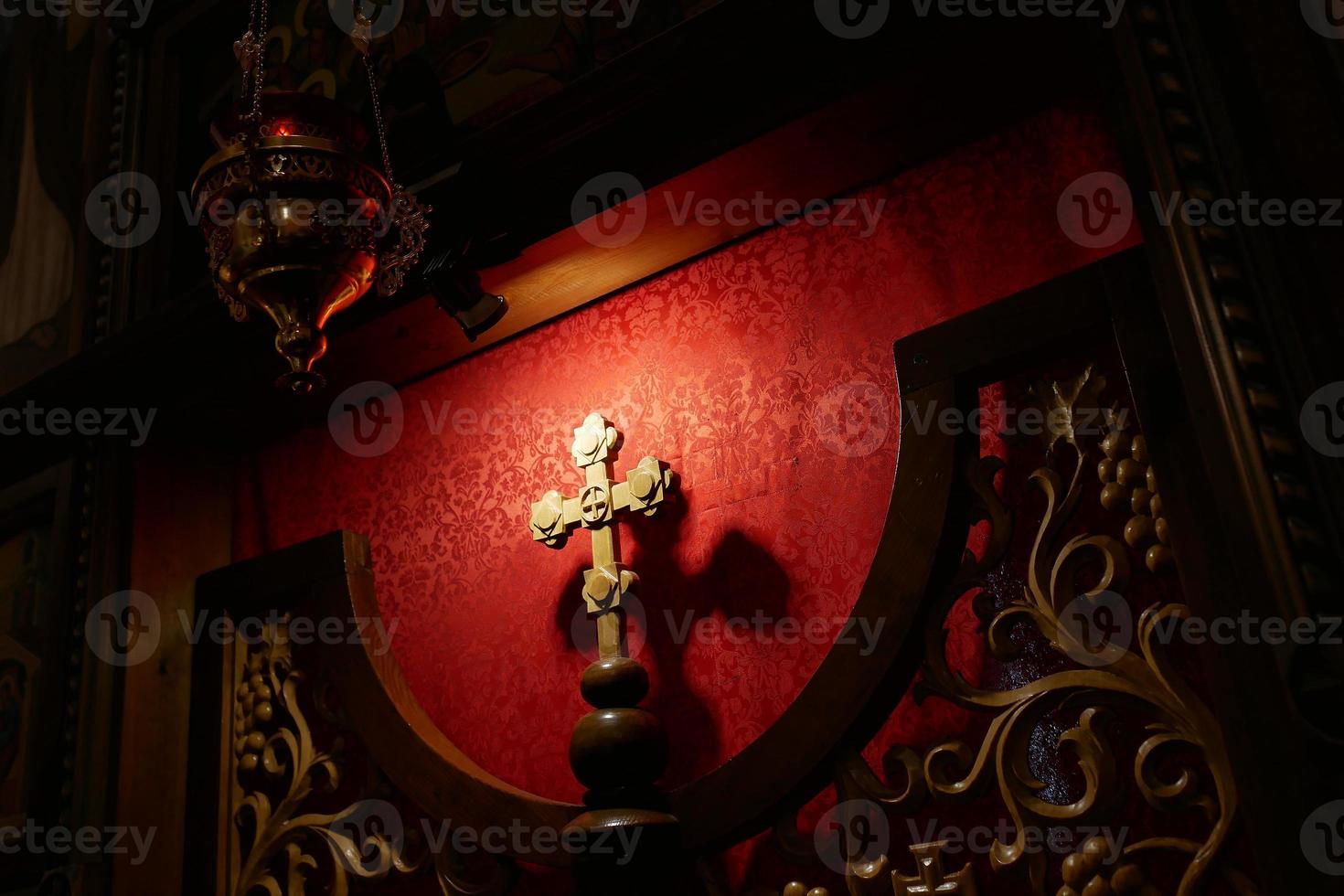 elements of the interior of the Orthodox Church photo