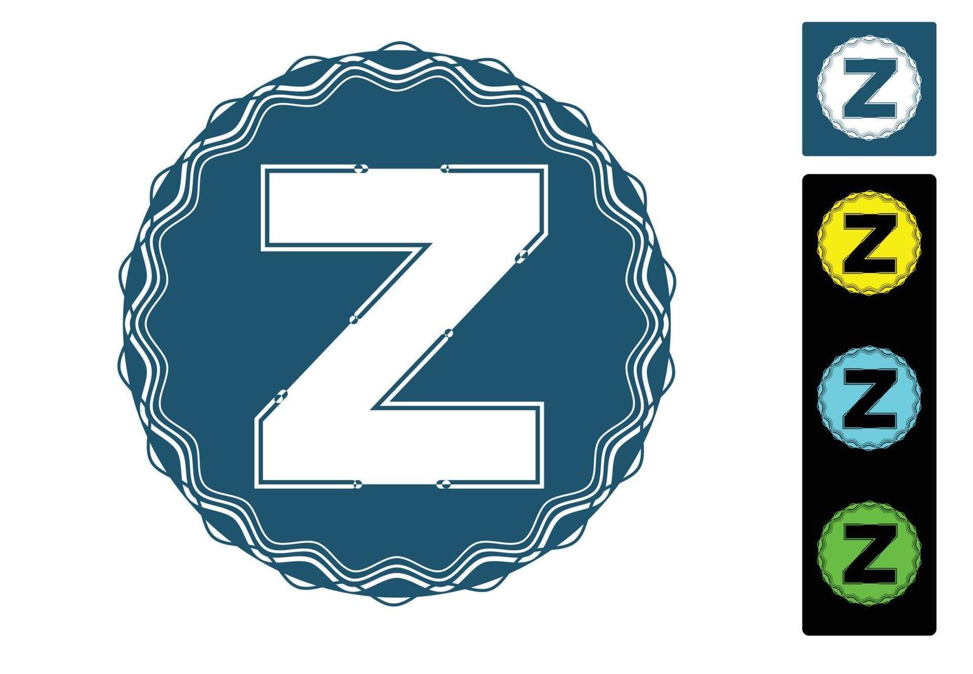 Z letter new logo and icon design template vector