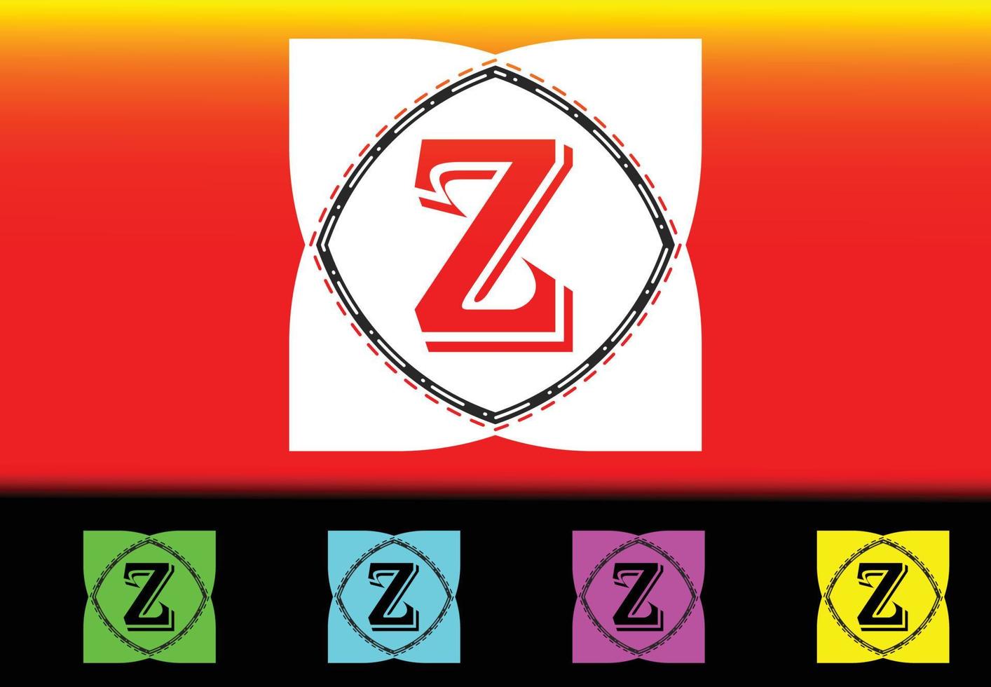 Z letter new logo and icon design template vector