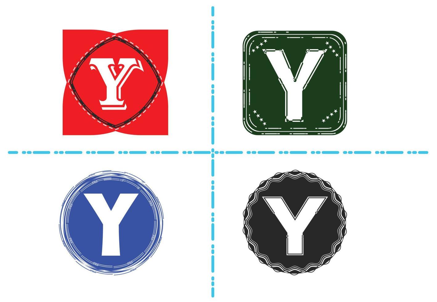 Y letter new logo and icon design template vector
