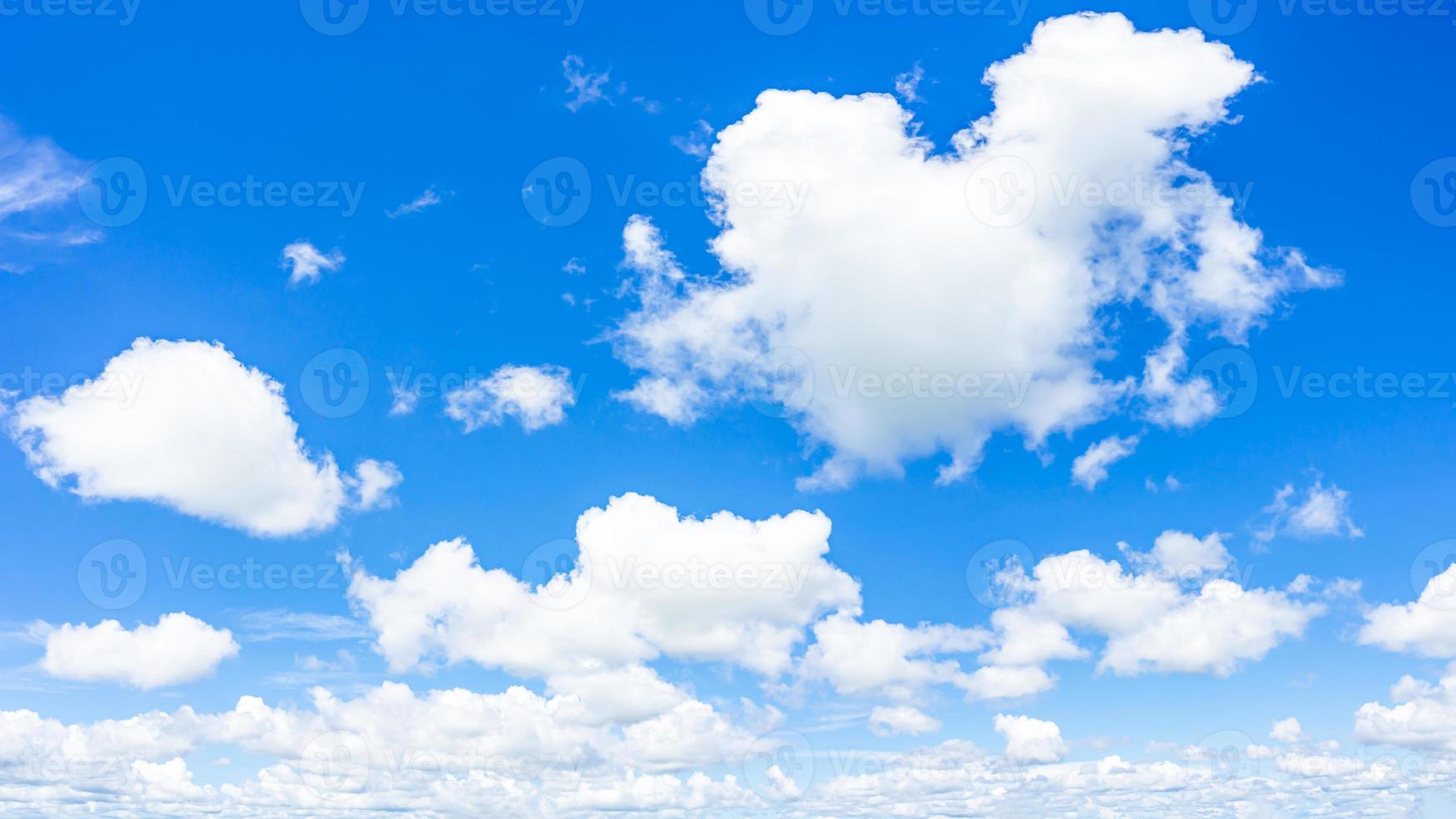 Beautiful blue sky and clouds with daylight natural background. photo