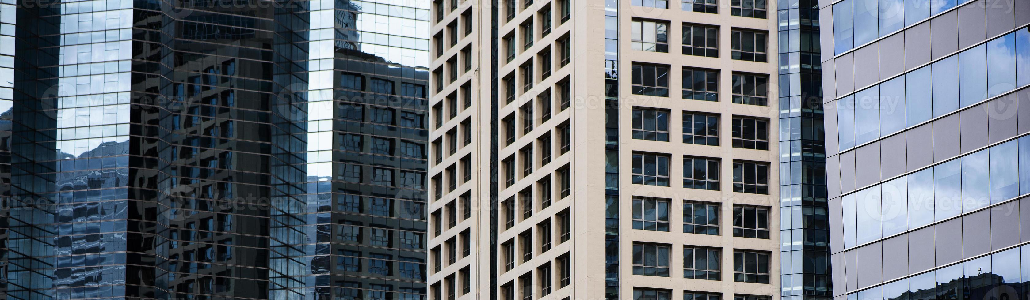 Abstract architecture of a modern building. close-up. photo