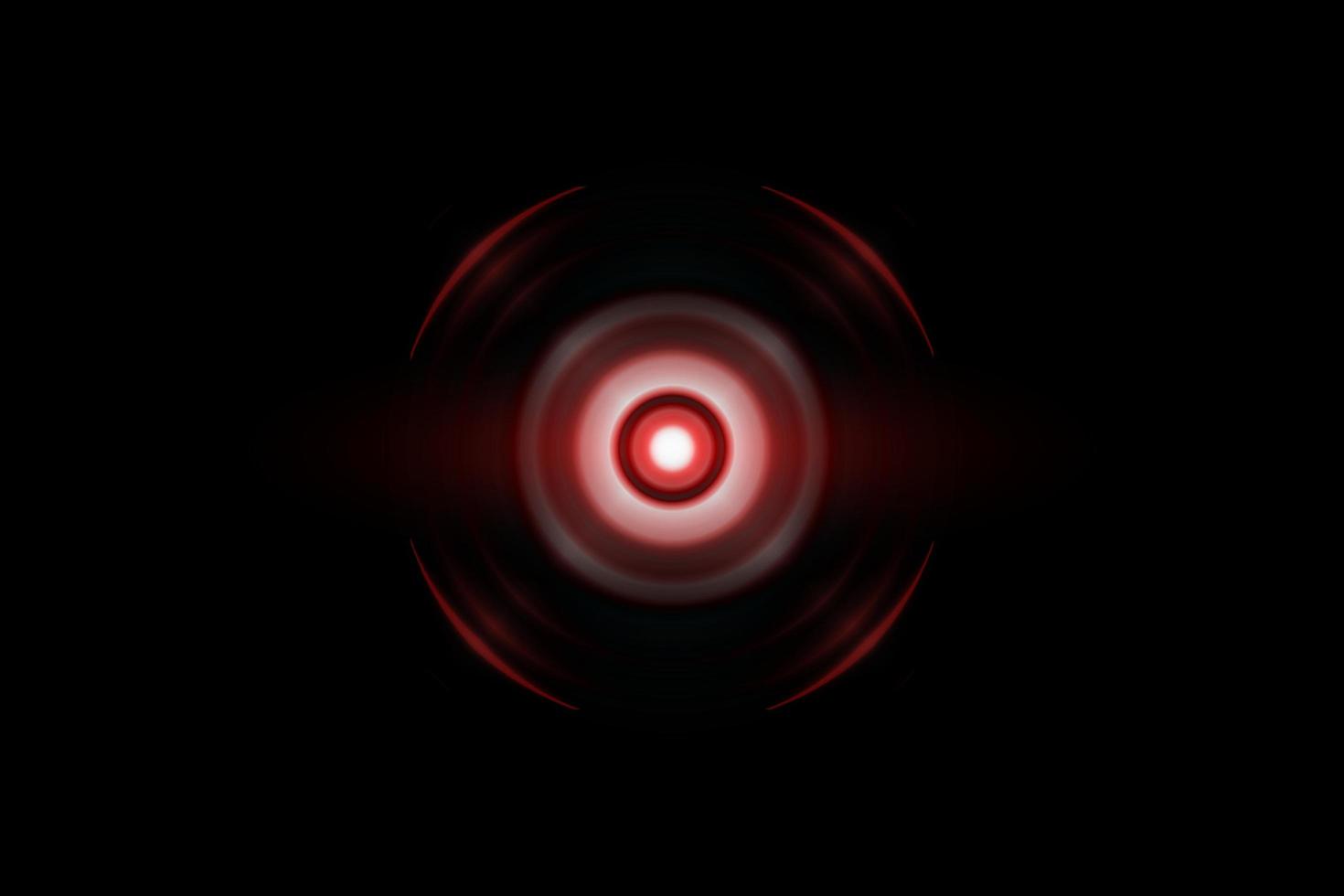Red digital sound wave or circle signal, abstract background photo