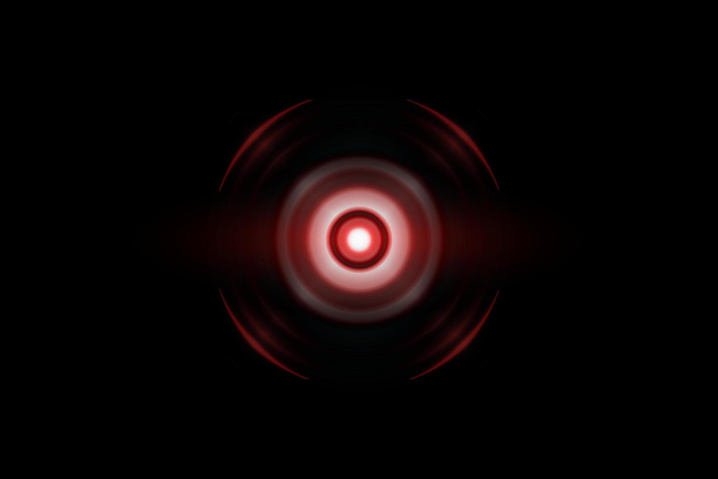 Red digital sound wave or circle signal, abstract background photo