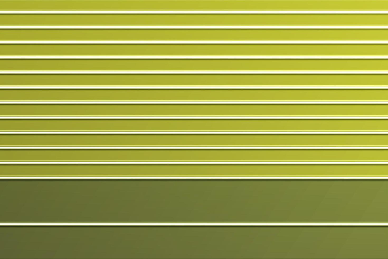 3d rendering, white horizontal line structure on green plastic wall surface, abstract background photo