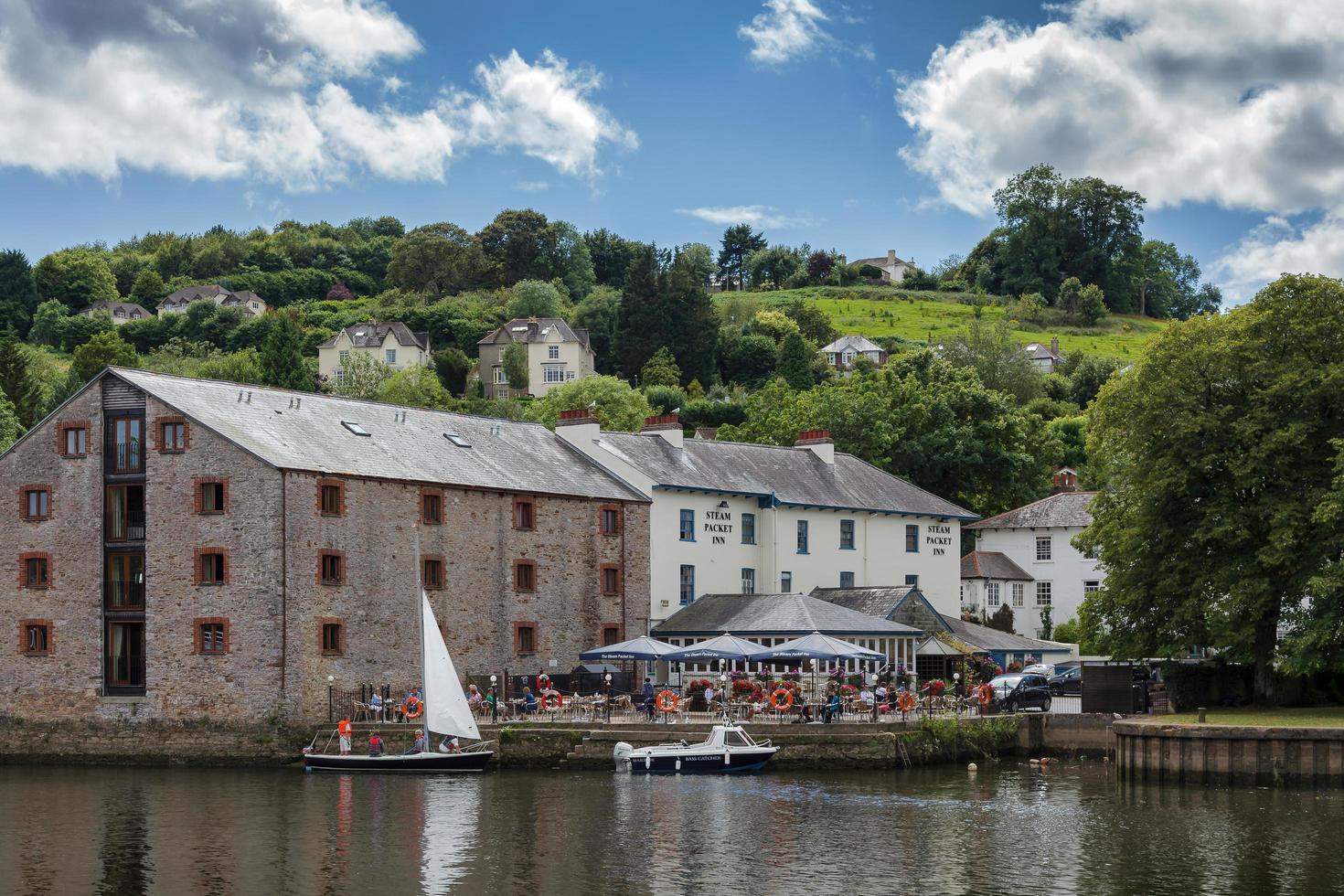 TOTNES, DEVON, UK, 2012. View of the Steam Packet Inn photo