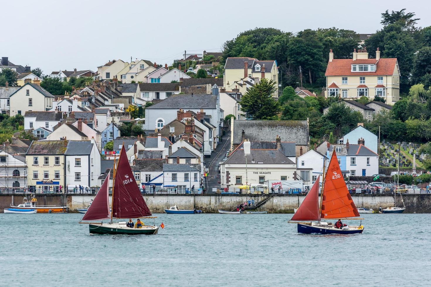 Appledore, Devon, Reino Unido, 2013. navegando en el estuario torridge y taw foto