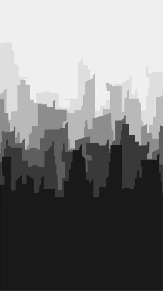 Landscape city vector design on gray background