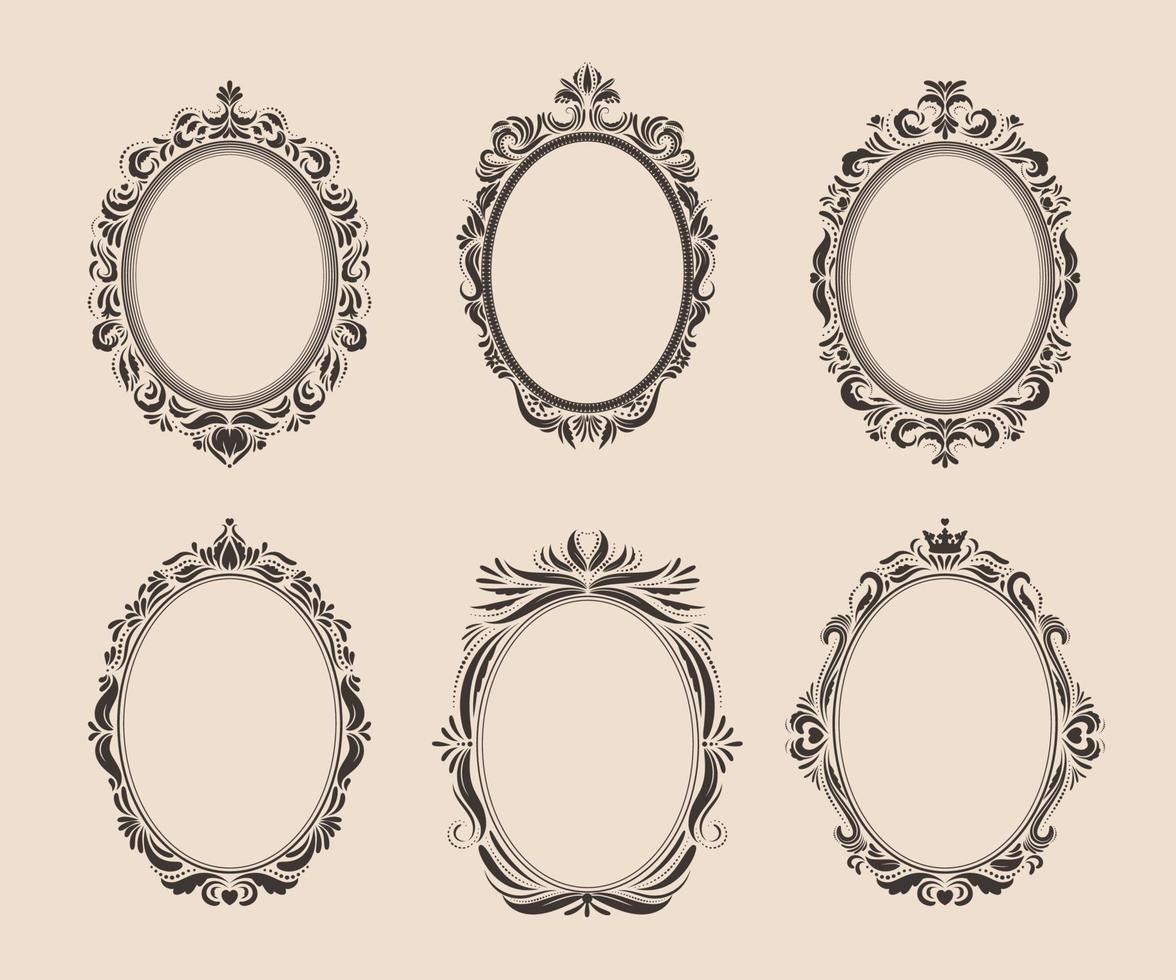 Oval shape frame deals