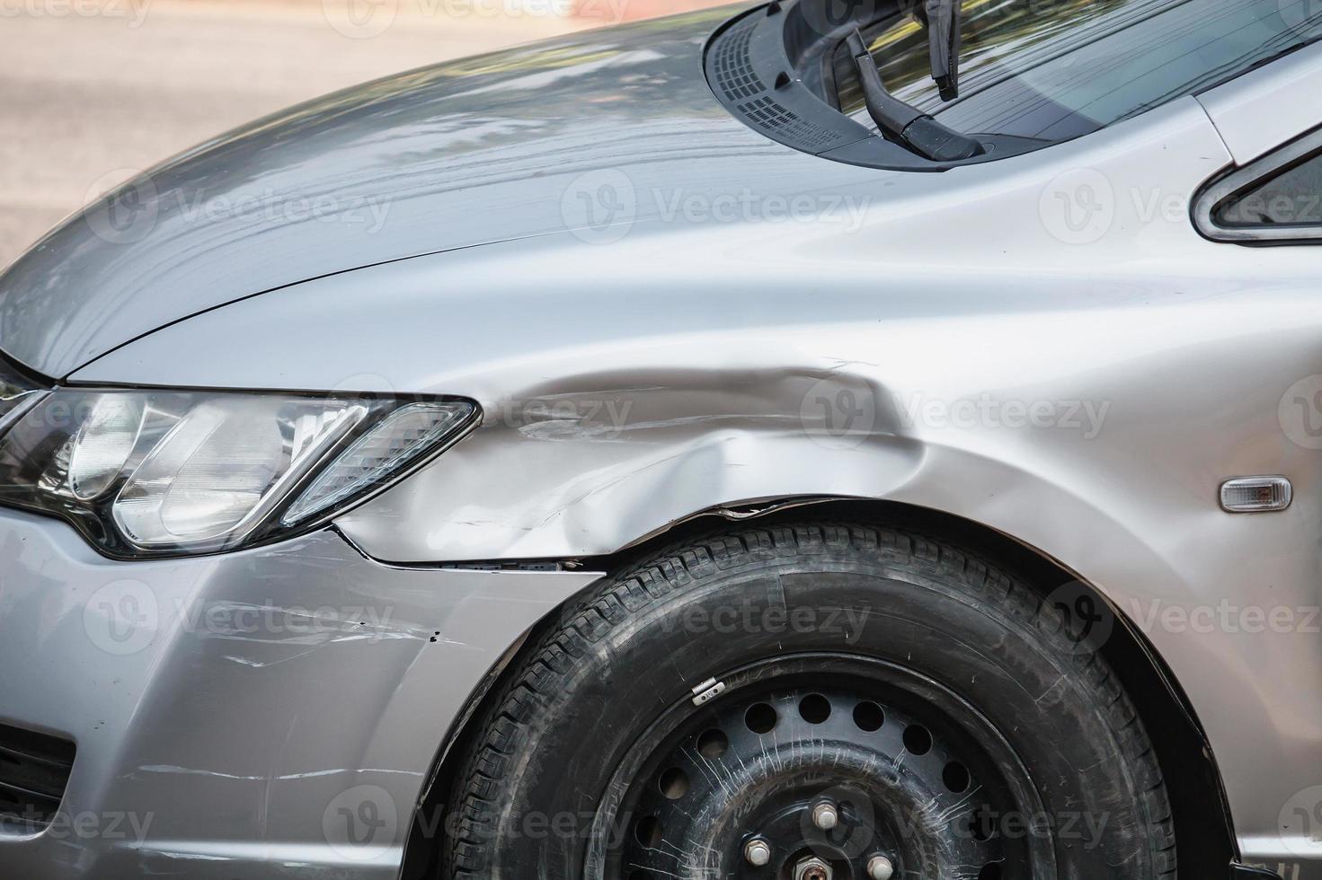 Car crash background photo