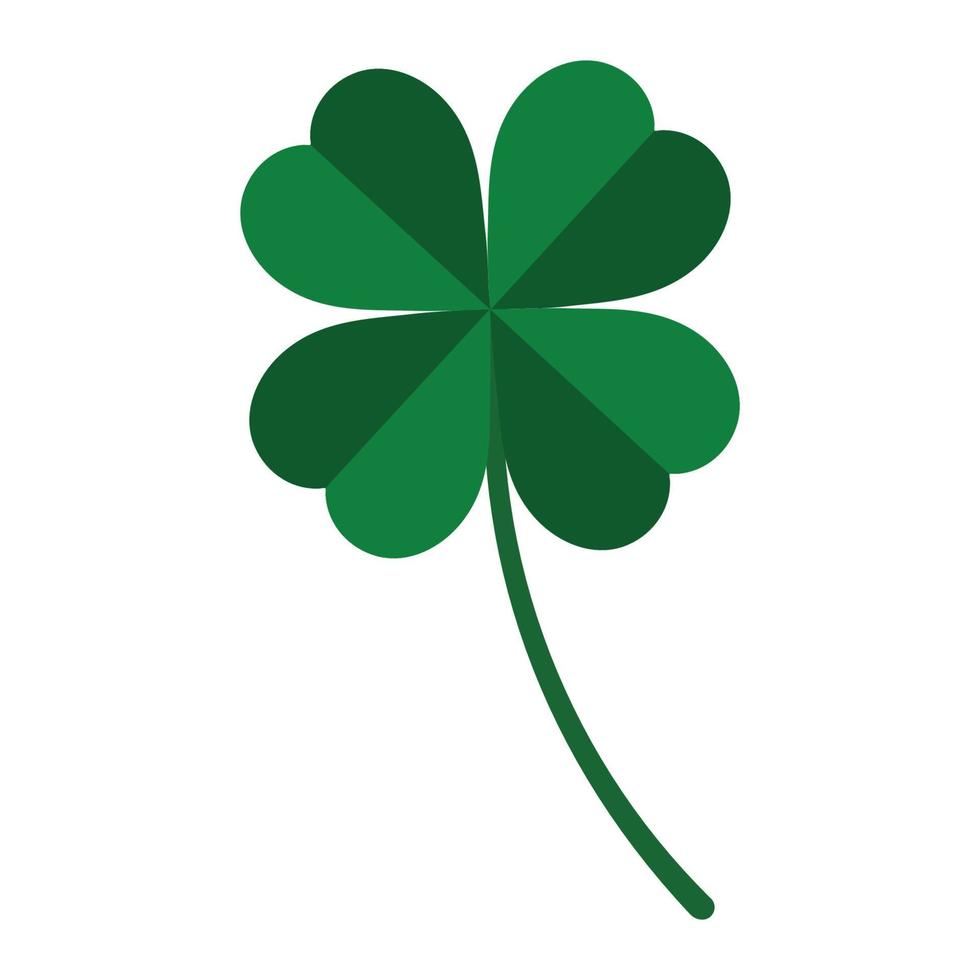 four leaf clover illustration vector