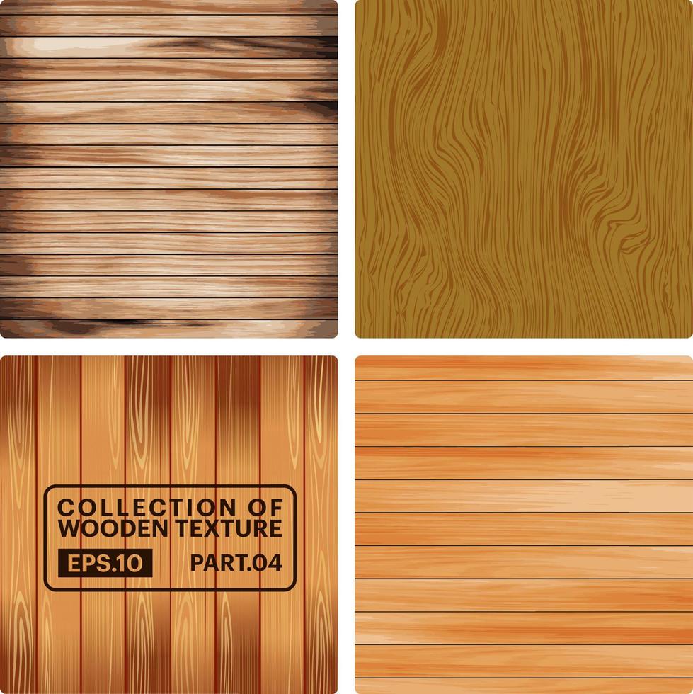 Collection of the best wooden texture background design 04 vector