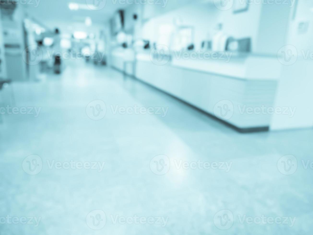 Abstract blur hospital background photo