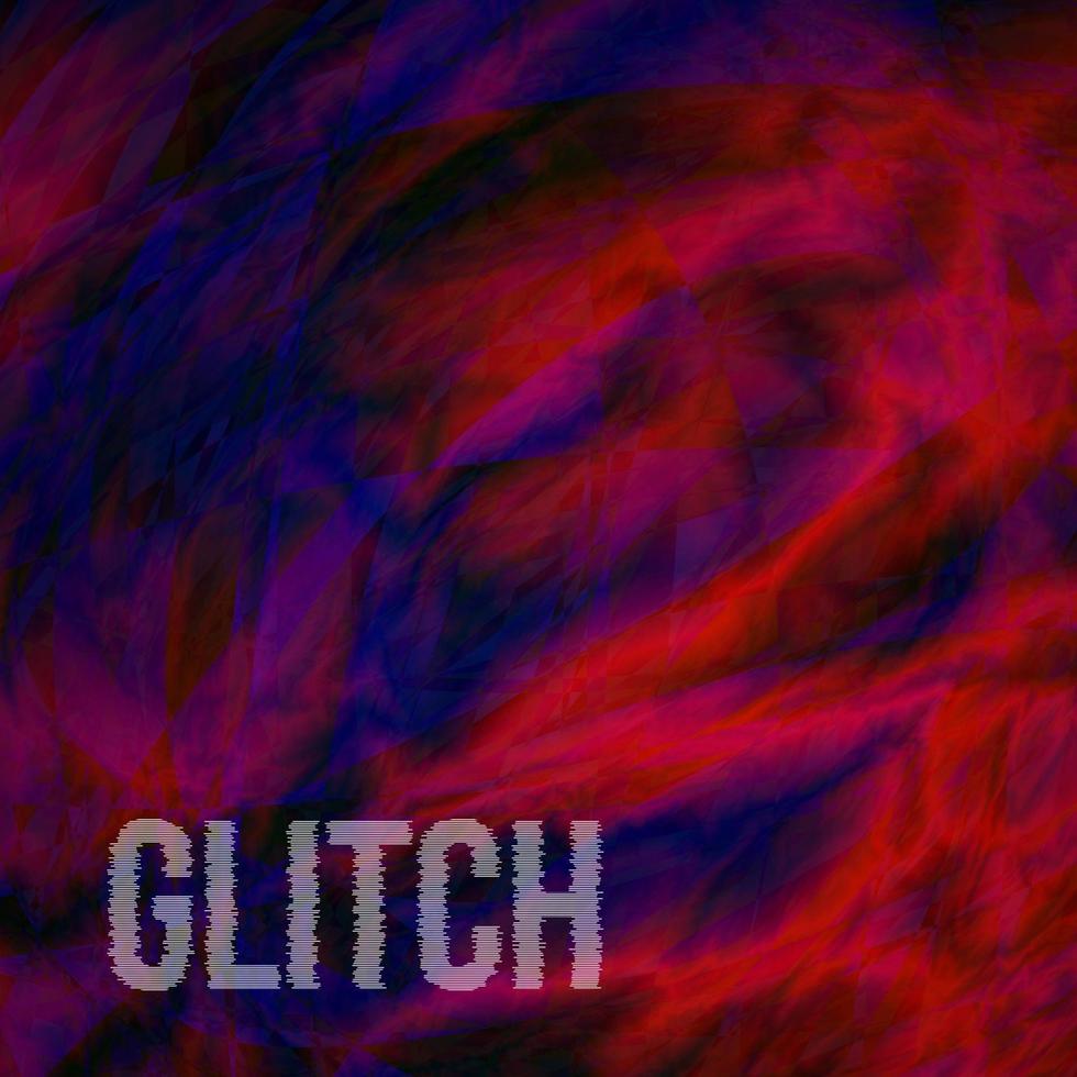 Hot pink, red and dark blue glitch background. Marble texture. Smooth silky effect. Data distortion, digital decay. Futuristic vector illustration.