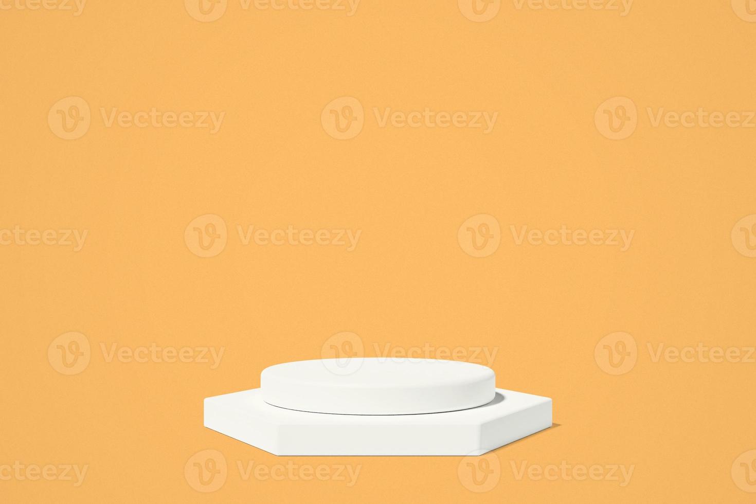 Minimalist modern podium background for branding and product presentation. 3d rendering. photo