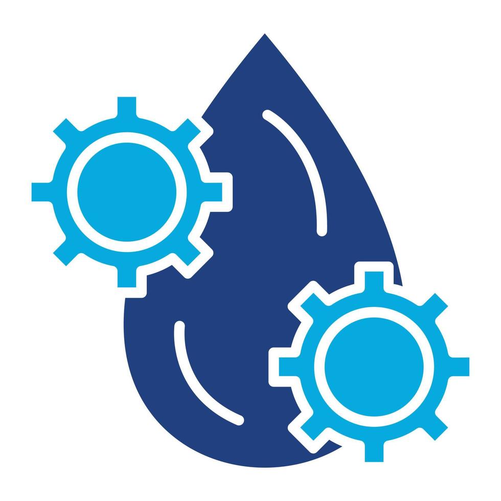 Lubricant Glyph Two Color Icon vector