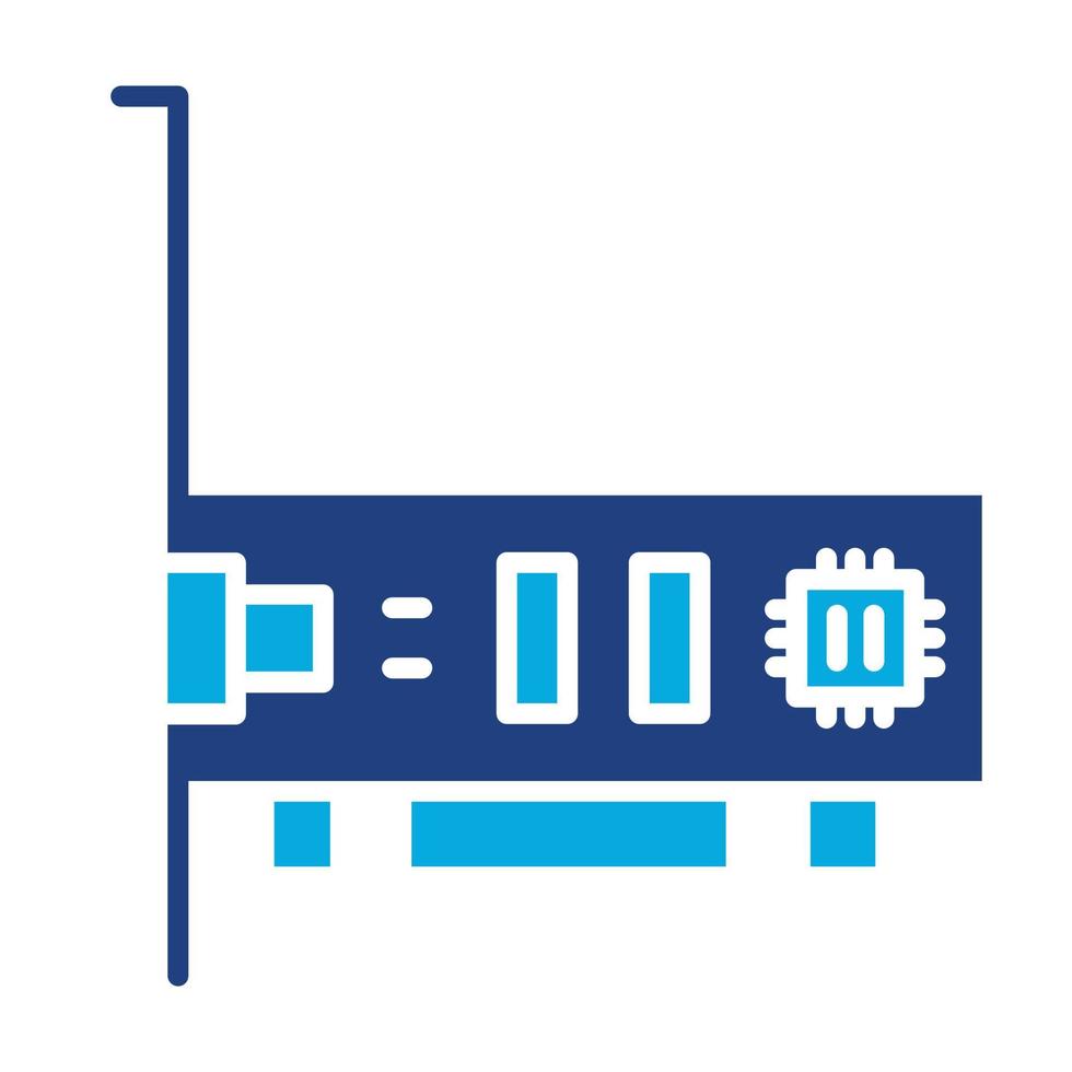 Network Interface Card Glyph Two Color Icon 6969470 Vector Art at Vecteezy