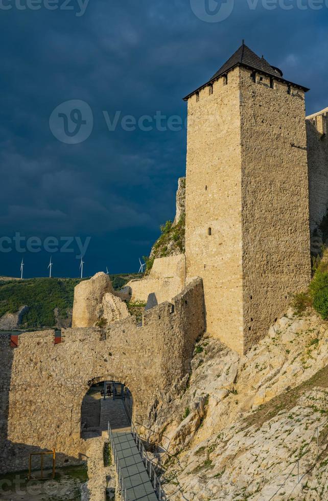 Golubac fortress in Serbia photo
