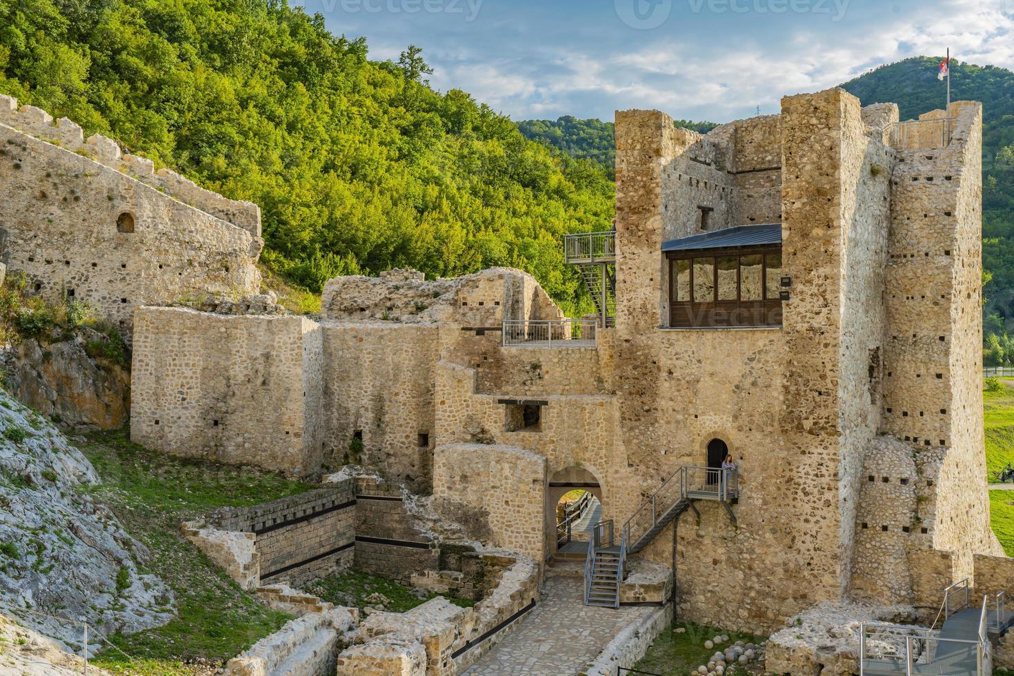 Golubac fortress in Serbia photo