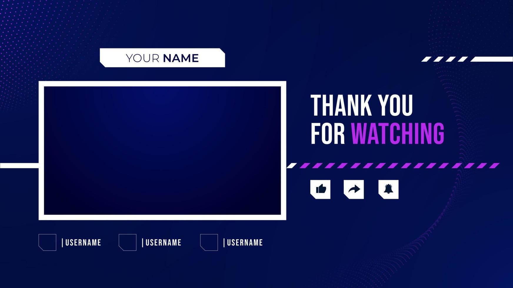 futuristic gaming background in Livestream Vector