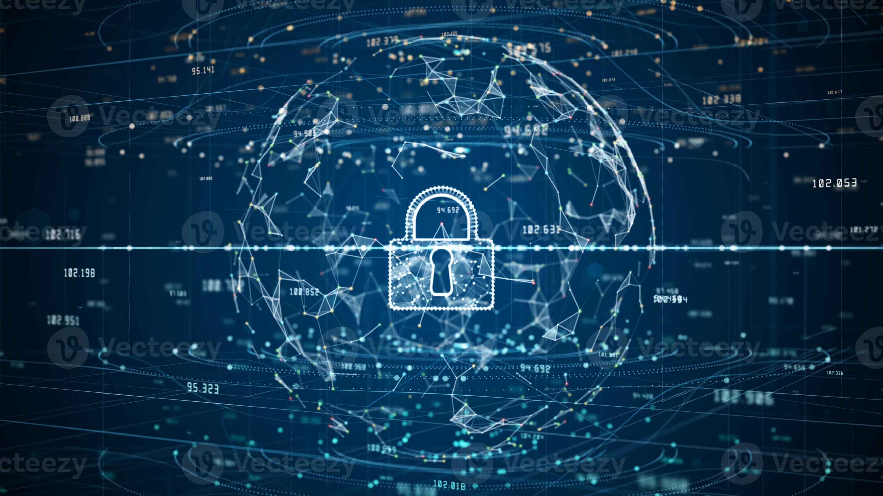 5G in the UAE: Revolutionising Smart Cities and Beyond 2 lock icon of cyber security digital data digital data network protection global network 5g high speed internet connection and big data analysis background photo